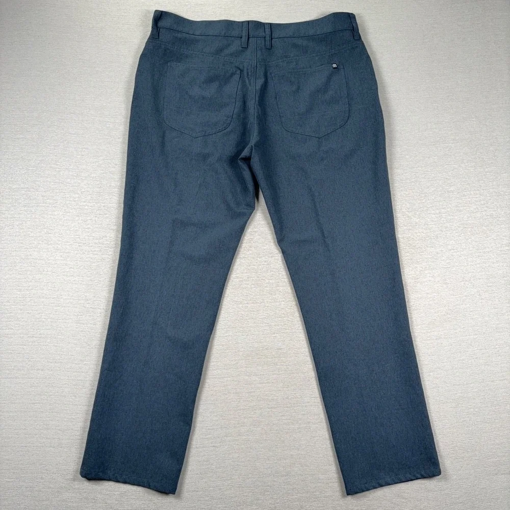 Travis Mathew Open to Close Pants Mens Size 36x30 Blue Polyester Spandex